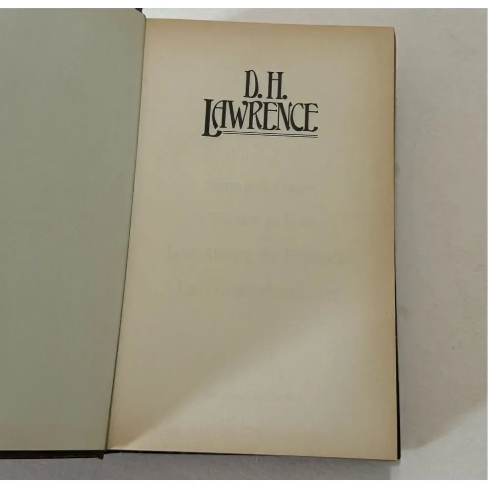 D. H. Lawrence 4 Novels 1983 Hardcover Octopus/Heinemann Book